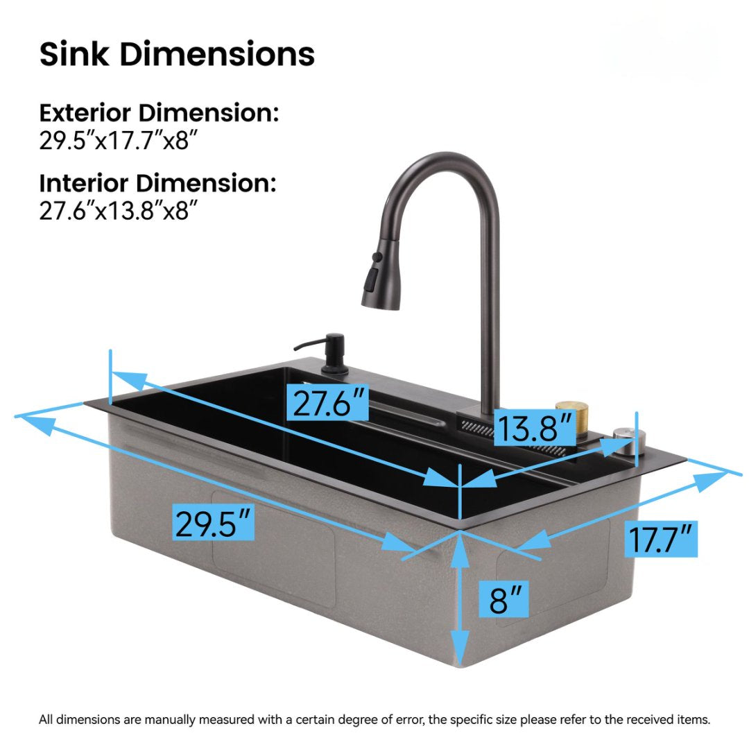 Waterfall Kitchen Sink
