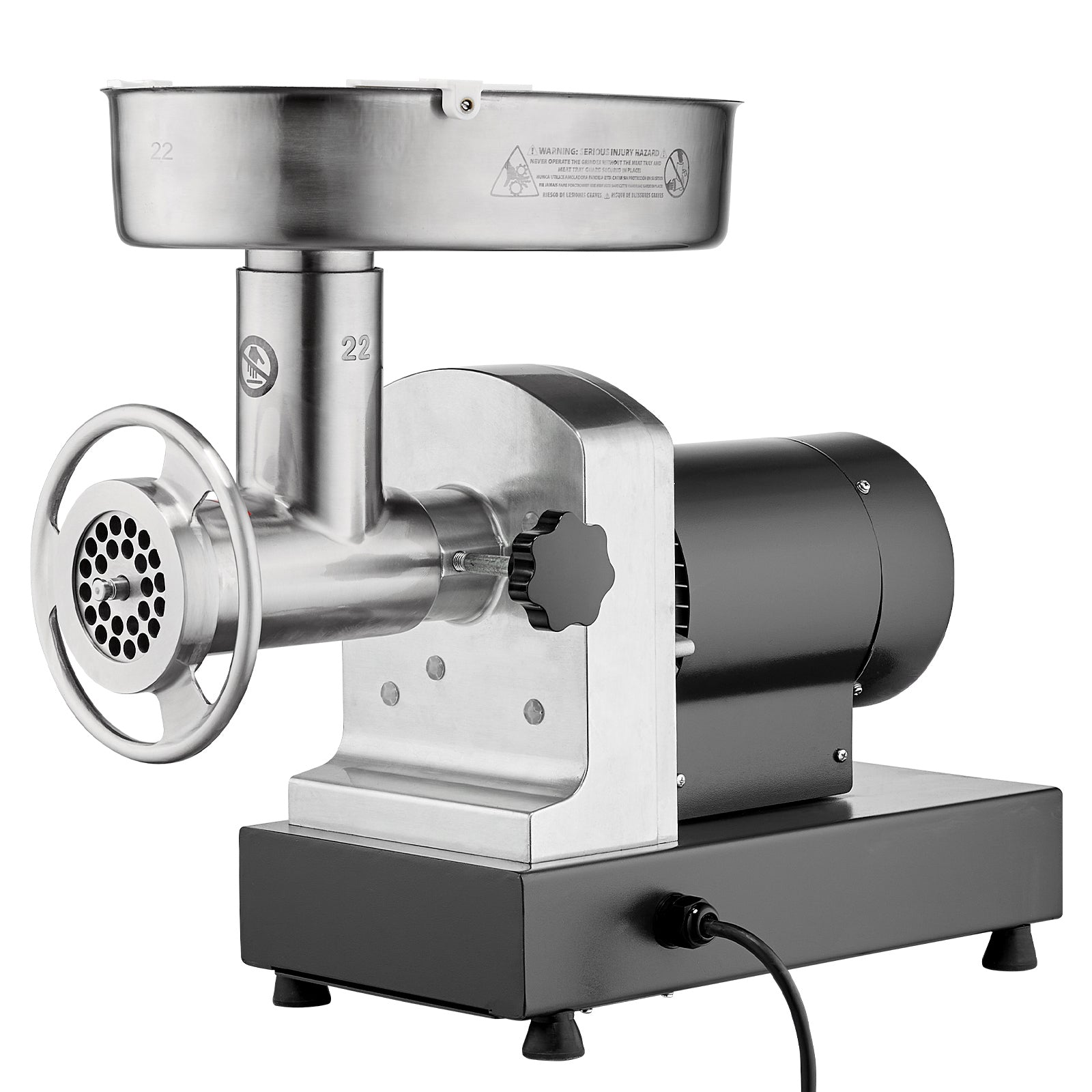 Commercial Electric Meat Grinder 300-1260Lb/H Sausage Mincer Stuffer Stainless