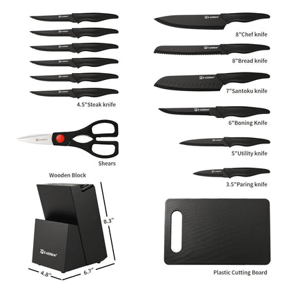 16 Piece Kitchen Knife Set