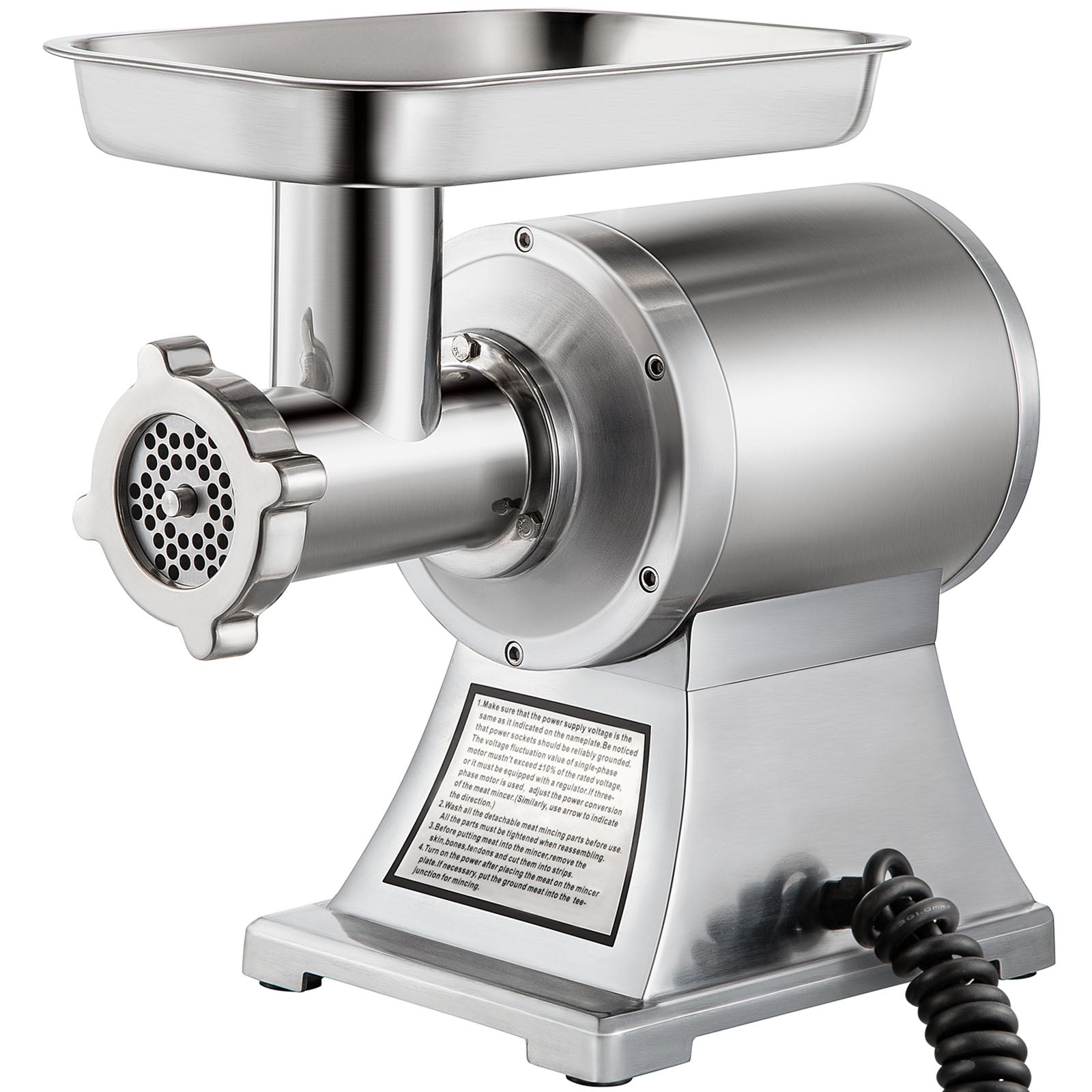 Commercial Electric Meat Grinder 300-1260Lb/H Sausage Mincer Stuffer Stainless