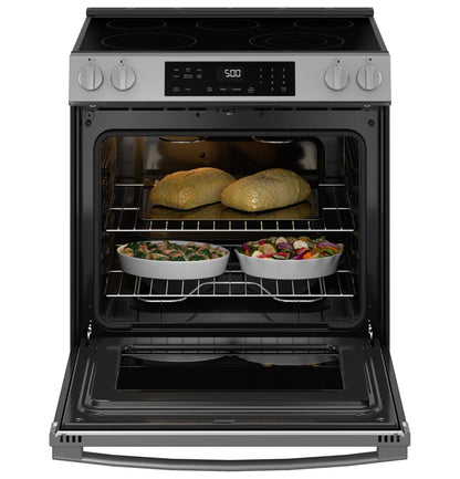 GE® 30" Slide-In Electric Range