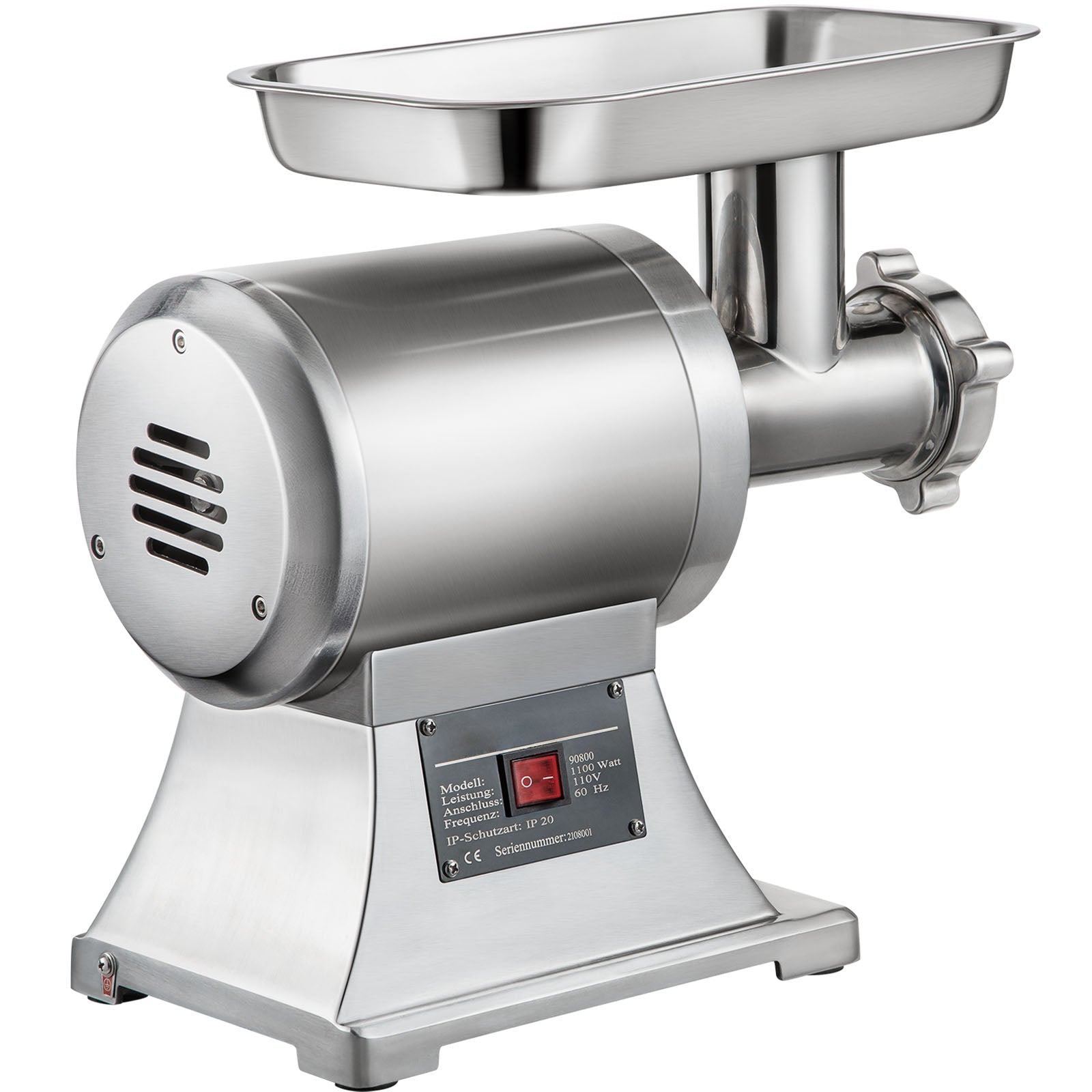 Commercial Electric Meat Grinder 300-1260Lb/H Sausage Mincer Stuffer Stainless