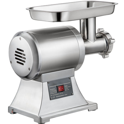 Commercial Electric Meat Grinder 300-1260Lb/H Sausage Mincer Stuffer Stainless