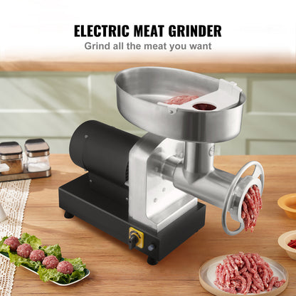 Commercial Electric Meat Grinder 300-1260Lb/H Sausage Mincer Stuffer Stainless