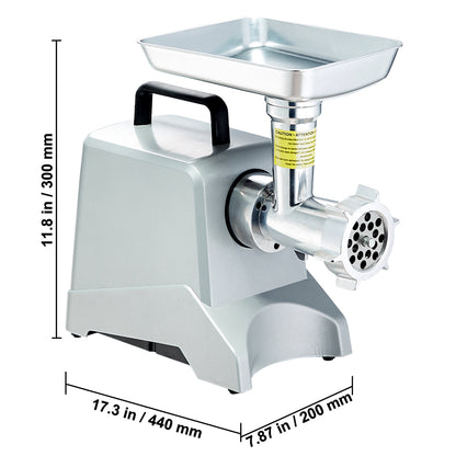 Commercial Electric Meat Grinder 300-1260Lb/H Sausage Mincer Stuffer Stainless