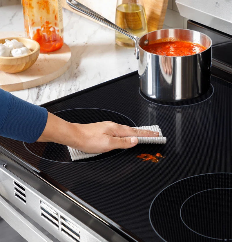 GE® 30" Slide-In Electric Range
