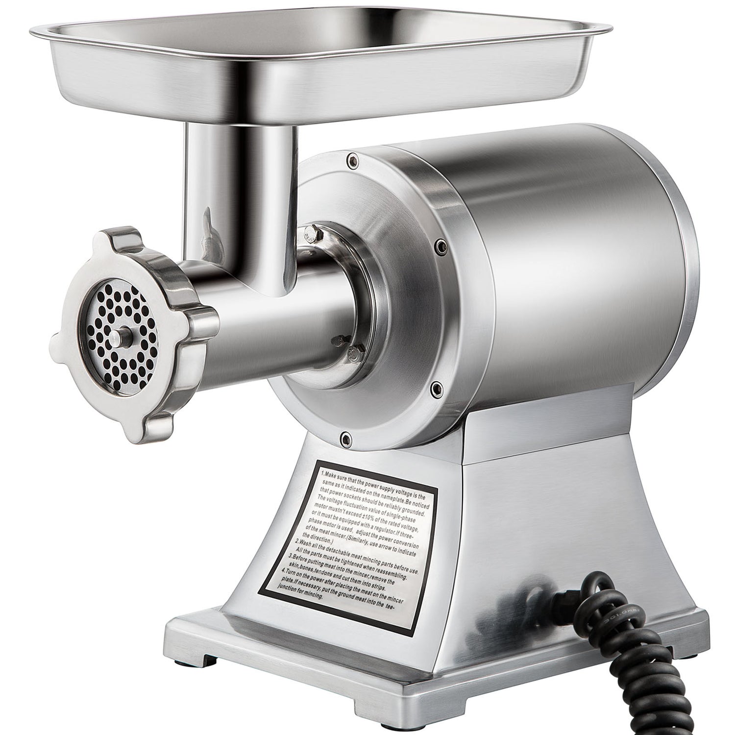 Commercial Electric Meat Grinder 300-1260Lb/H Sausage Mincer Stuffer Stainless
