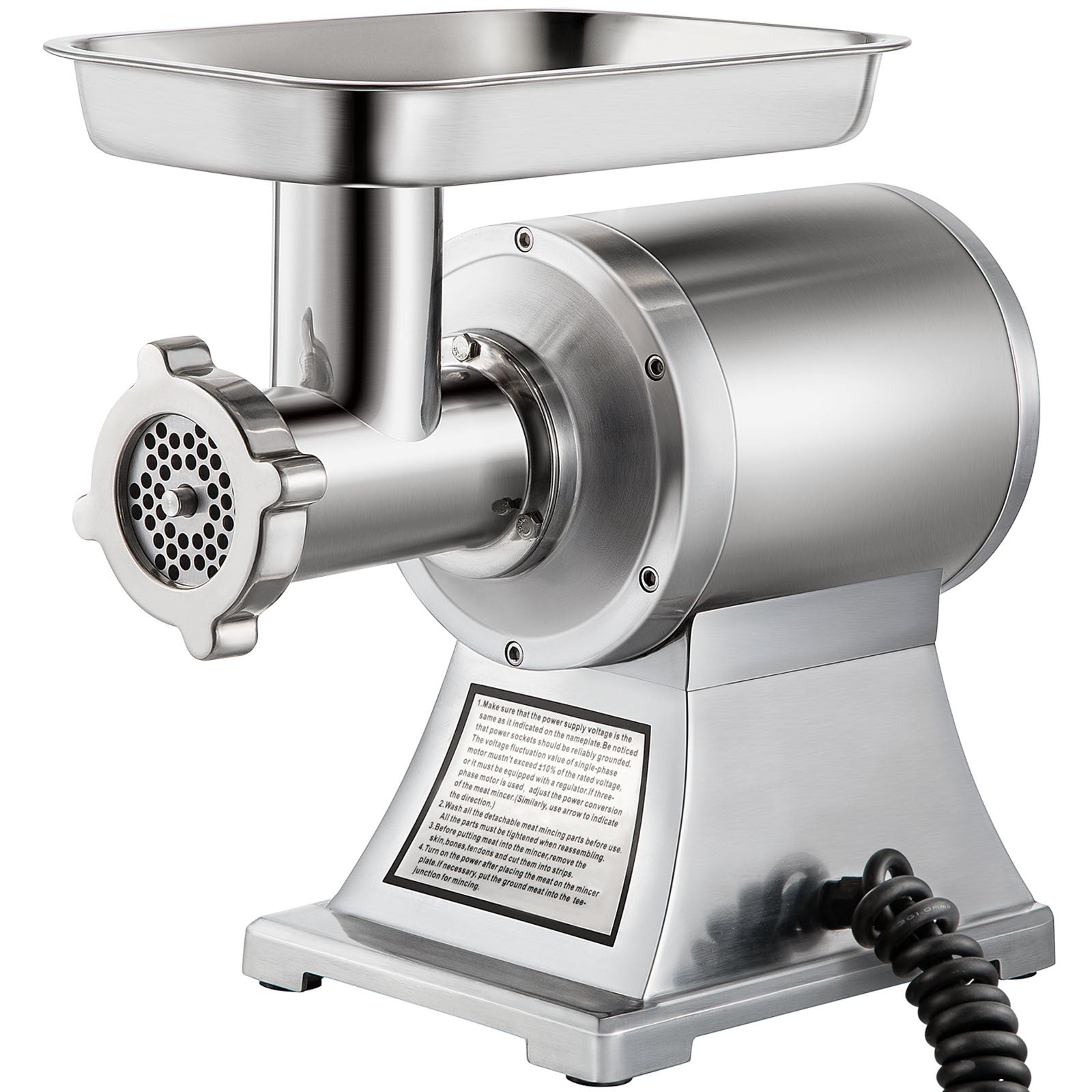 Commercial Electric Meat Grinder 300-1260Lb/H Sausage Mincer Stuffer Stainless