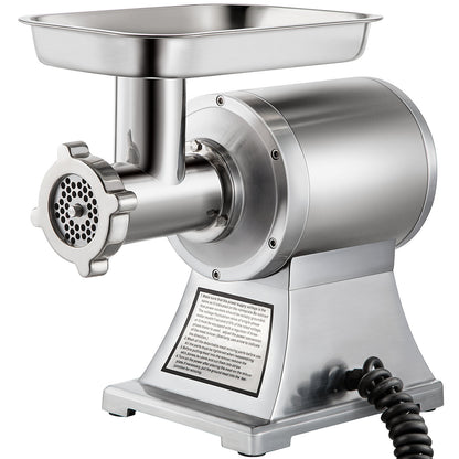 Commercial Electric Meat Grinder 300-1260Lb/H Sausage Mincer Stuffer Stainless