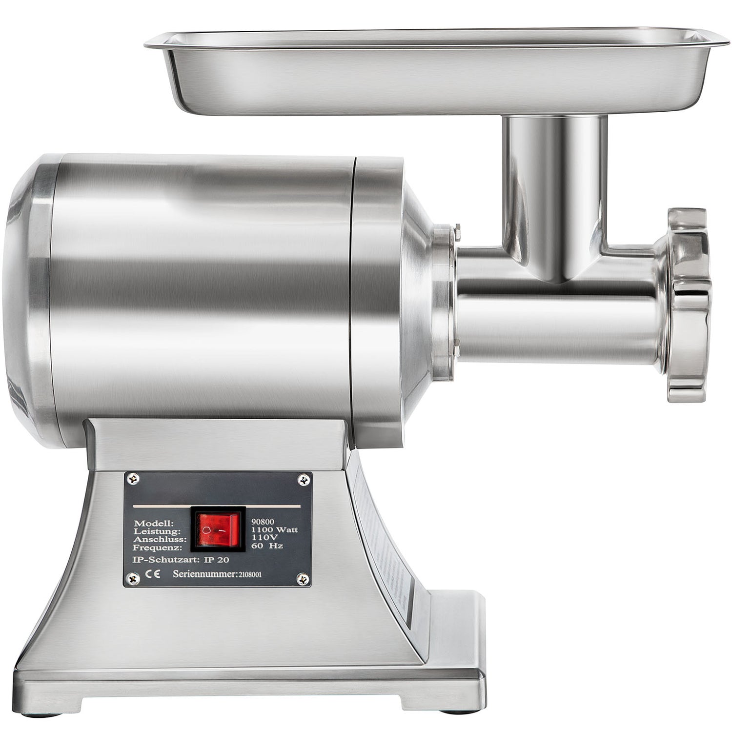 Commercial Electric Meat Grinder 300-1260Lb/H Sausage Mincer Stuffer Stainless