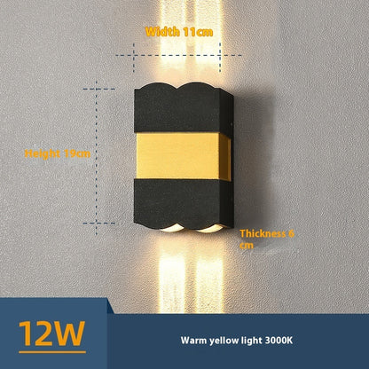 Outdoor Waterproof LED Spotlight Linear Wall Lamp