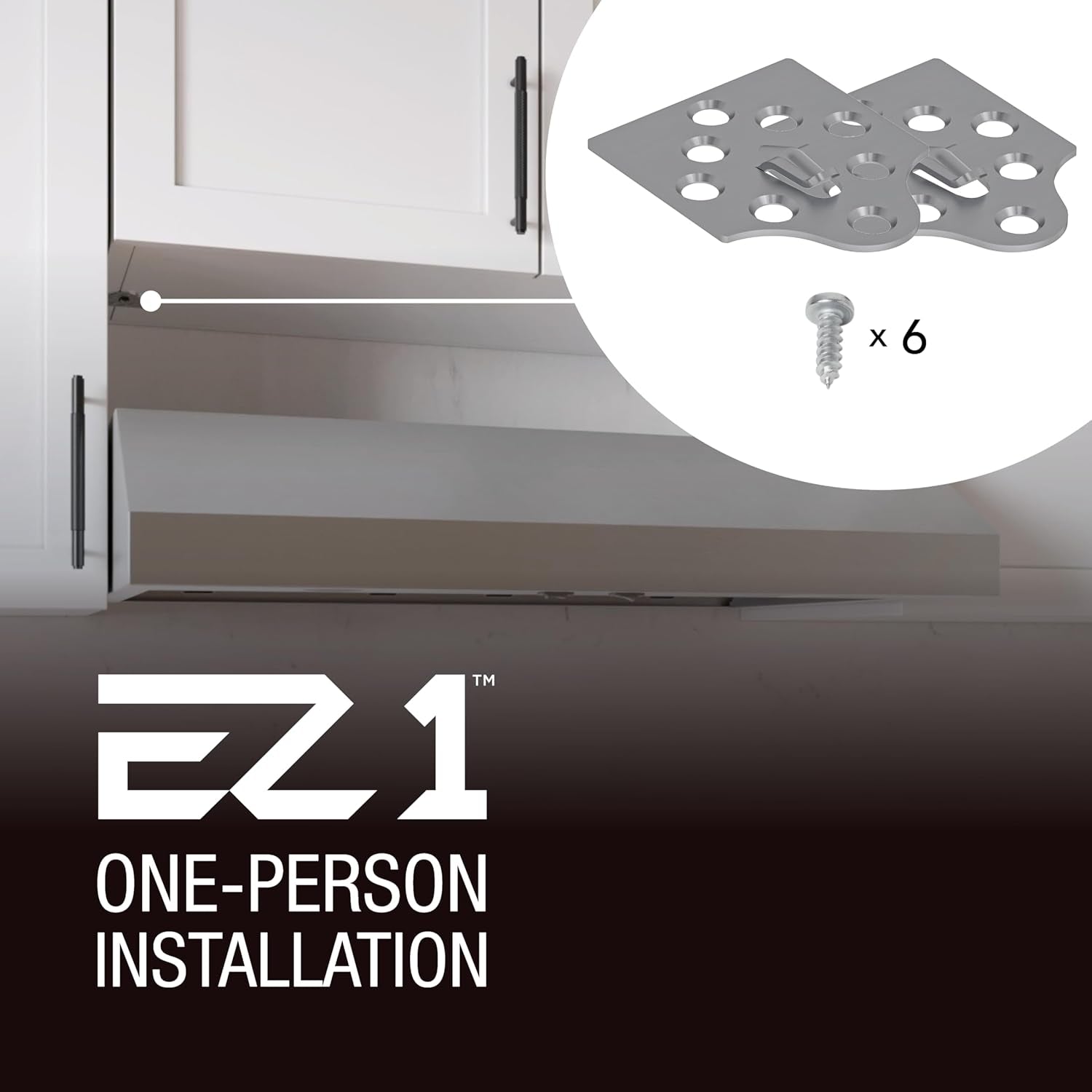 30 Inch Alta under Cabinet Range Hood, ENERGY STAR, 350 Max Blower CFM - Electric Rangehood and Exhaust for Kitchen Stove Cooking and Ventilation, White