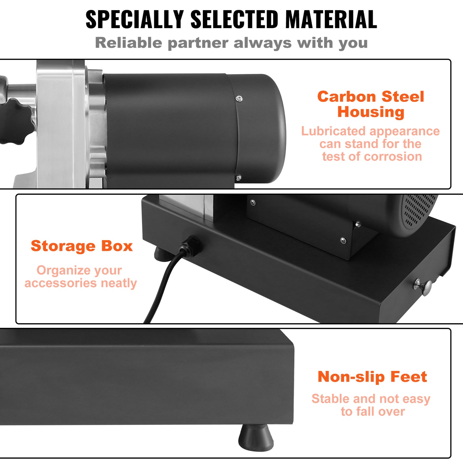 Commercial Electric Meat Grinder 300-1260Lb/H Sausage Mincer Stuffer Stainless