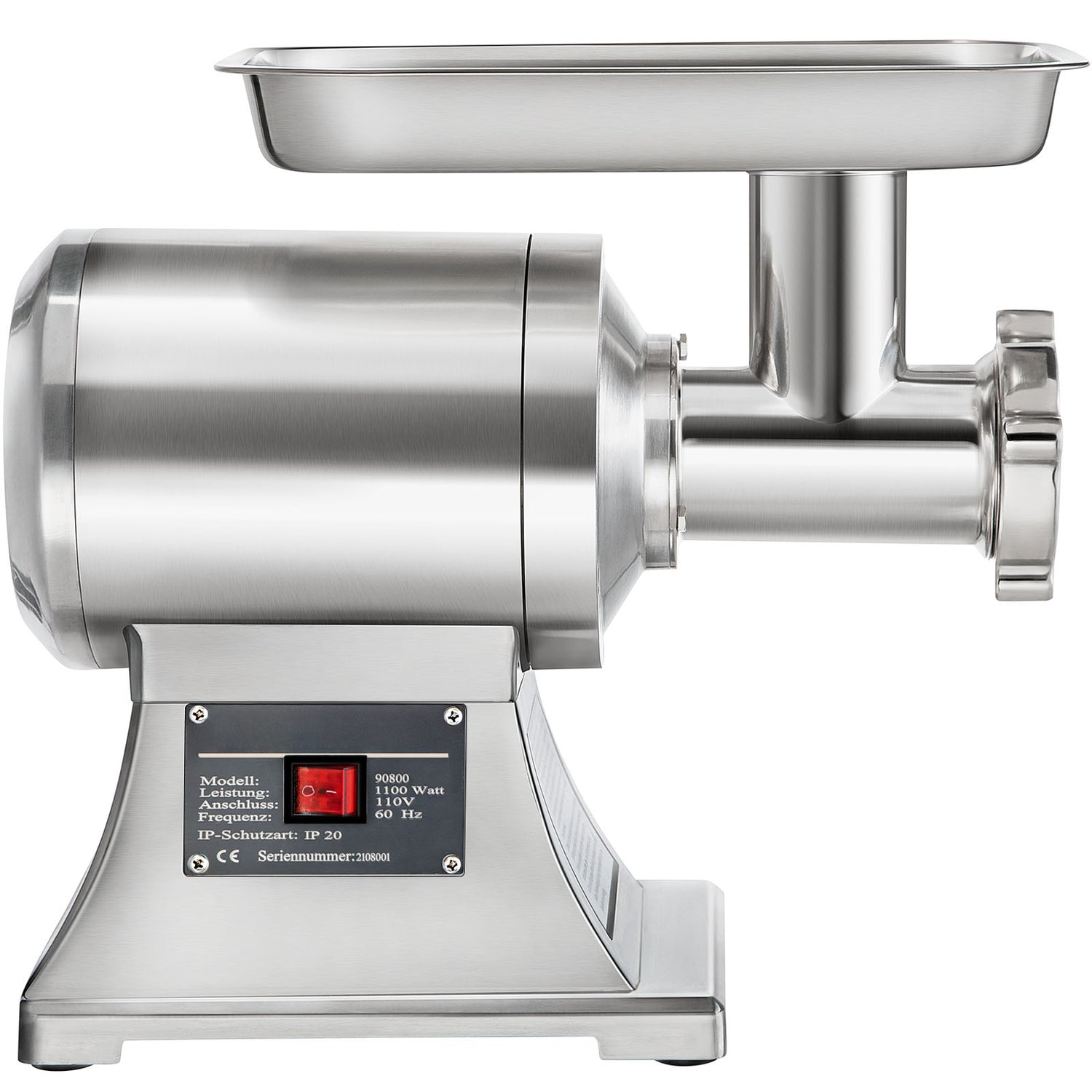 Commercial Electric Meat Grinder 300-1260Lb/H Sausage Mincer Stuffer Stainless