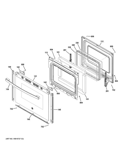 GE® 30" Slide-In Electric Range