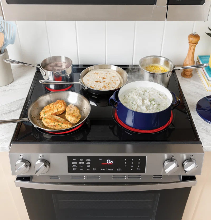 GE® 30" Slide-In Electric Range