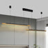 Modern Black and Gold LED Pendant Light