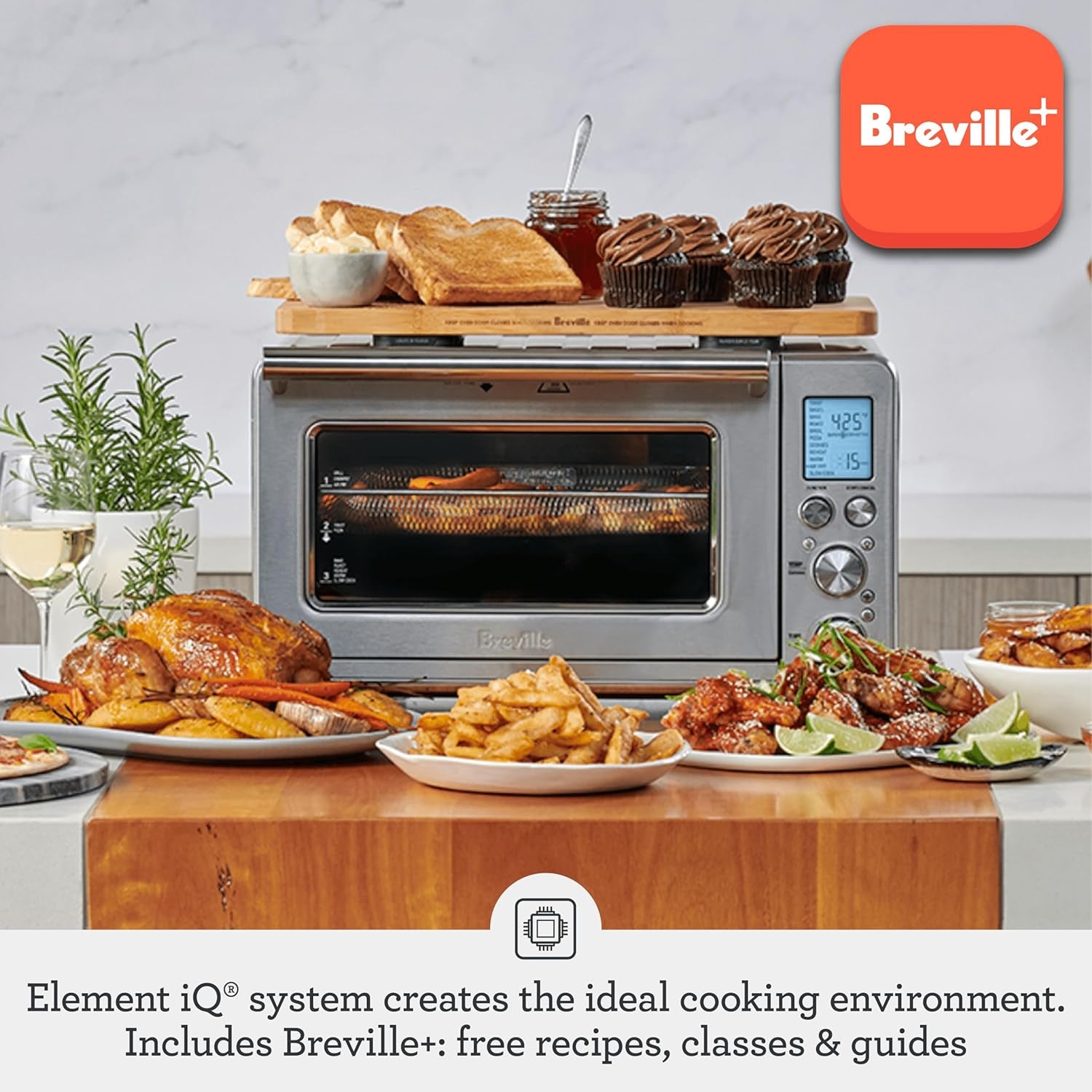 BOV860BSS Smart Oven Air Fryer and Convection Oven, Brushed Stainless Steel