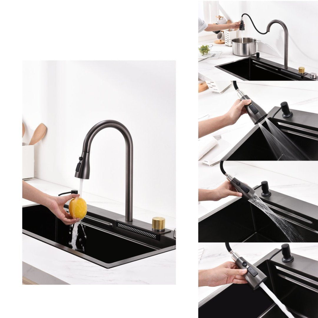 Waterfall Kitchen Sink