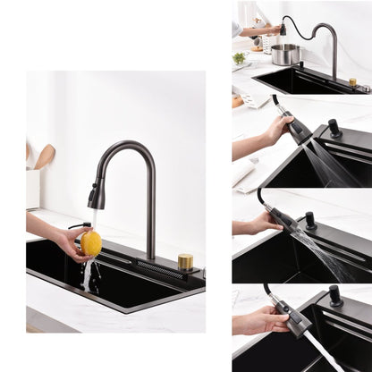 Waterfall Kitchen Sink
