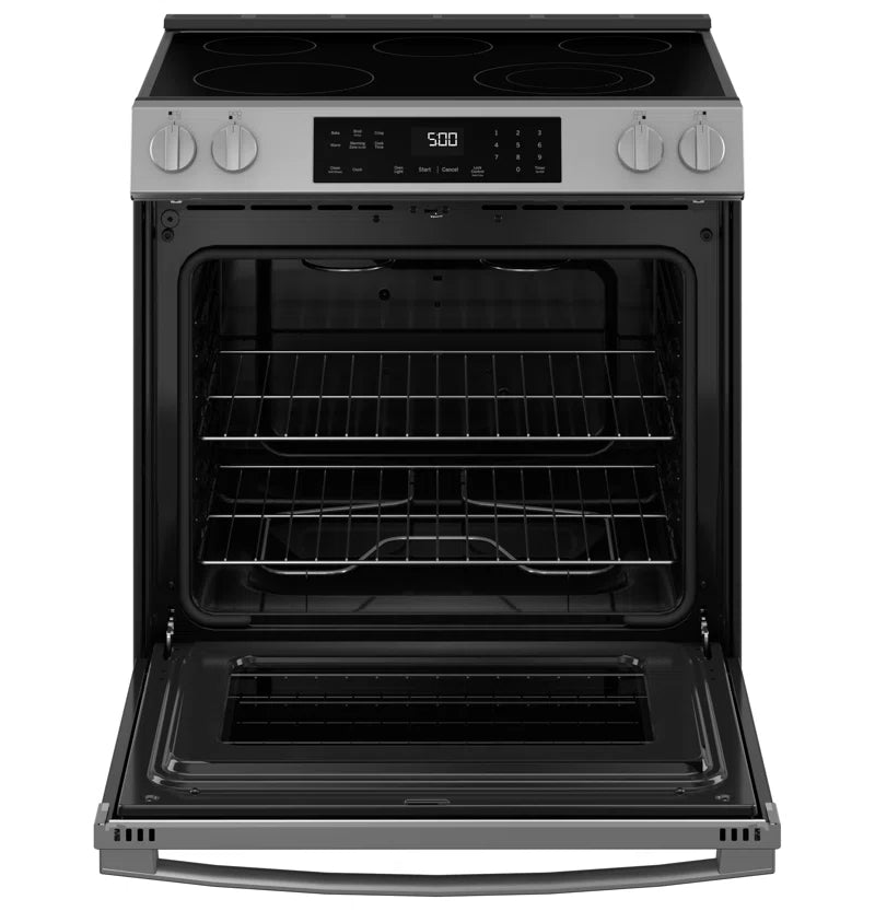GE® 30" Slide-In Electric Range
