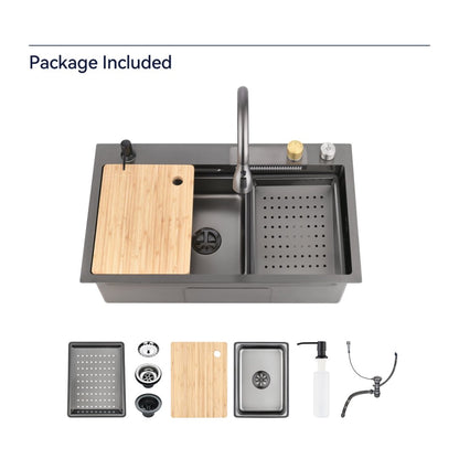 Waterfall Kitchen Sink